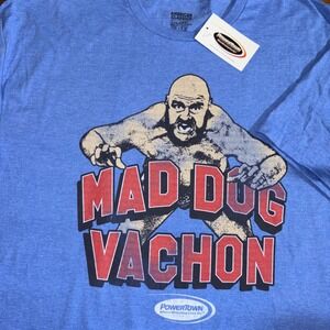 American Classics Mad Dog Vachon Wrestling T-Shirt Mens 2XL Blue PowerTown‎ NEW